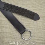 Viking Leather Ring Belt 2 - Brown