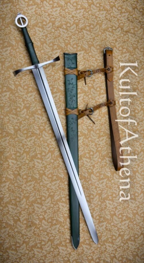 Valiant Armoury Craftsman Series - The Irish Ring Long Sword with Scabbard - Green