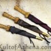 Tod Cutler - 14th - 15th Century Bollock Dagger with Dot and Circle Grip