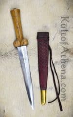 Tod Cutler - 14th - 15th Century Bollock Dagger with Dot and Circle Grip