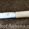 Tod Cutler - Simple Medieval Eating Knife with Blade Etching- 12th - 14th Century