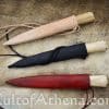 Tod Cutler - Simple Medieval Eating Knife with Blade Etching- 12th - 14th Century