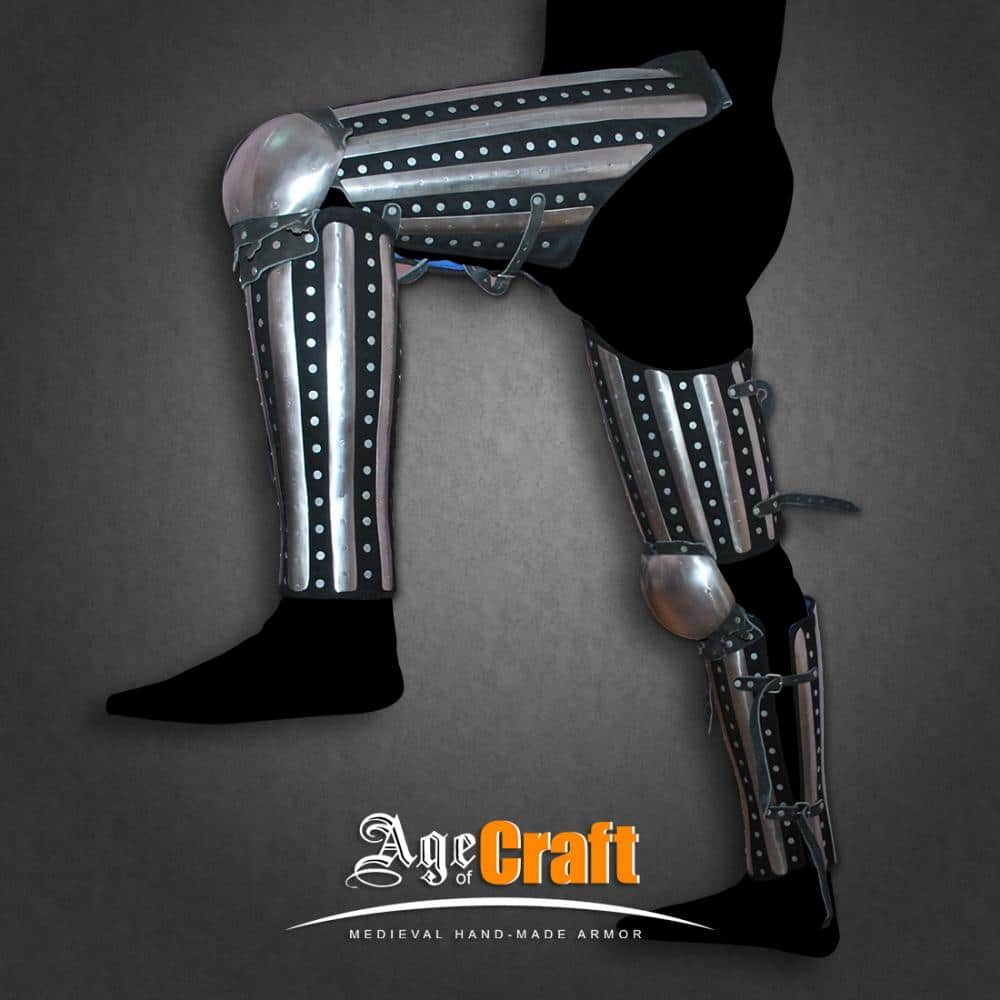 Age of Craft - Brigandine-and-Splint Leg Protection -