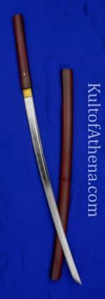 Bishamon Red Shirasaya Katana