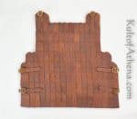 Leather Lamellar Torso Armor - Brown