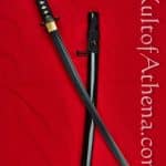 Black Damascus Warrior Katana