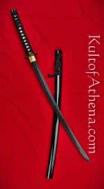 Black Damascus Warrior Katana