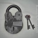 Giant Medieval Iron Padlock