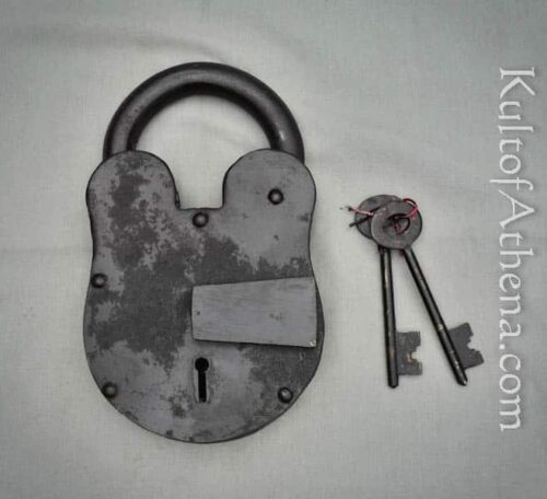 Giant Medieval Iron Padlock