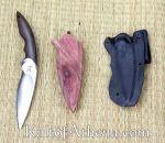 Pakal Knife #2 With Tactical Sheath and Wooden Sheath