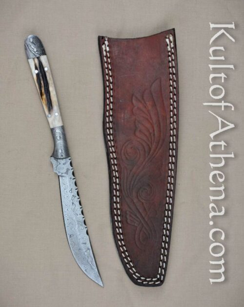 Damascus Navaja Hunting Knife