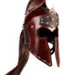 Roman Leather Praetorian Helm