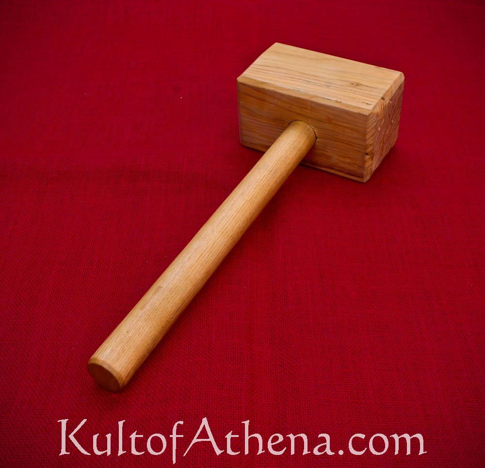 Medieval Craftsman's Wooden Mallet - Kult of Athena %