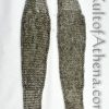 Mail Leggings - Dome Riveted - Stainless Steel Flat Rings