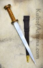 Tod Cutler - 14th to 15th Century Twisted Medieval Rondel Dagger