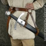 Deepeeka - Medieval Hanging Sword Belt - Brown