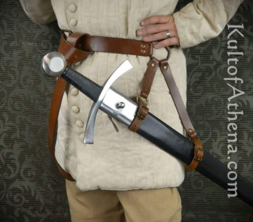 Deepeeka - Medieval Hanging Sword Belt - Brown