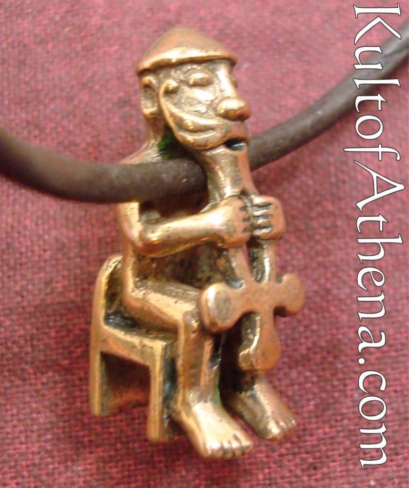 Wulflund - Thor on the Throne - Bronze pendant
