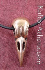 Wulflund - Bronze Raven Skull Pendant