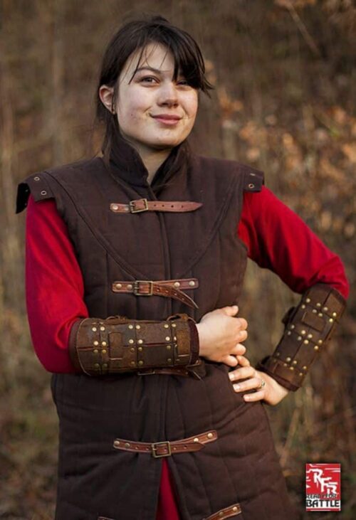 Epic Armoury - RFB Fighter Bracers Set - Brown