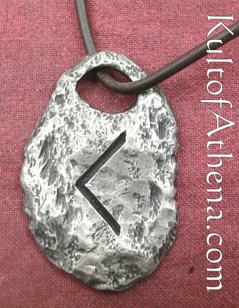 Wulflund Rune Pendant Kaunan Kult of Athena