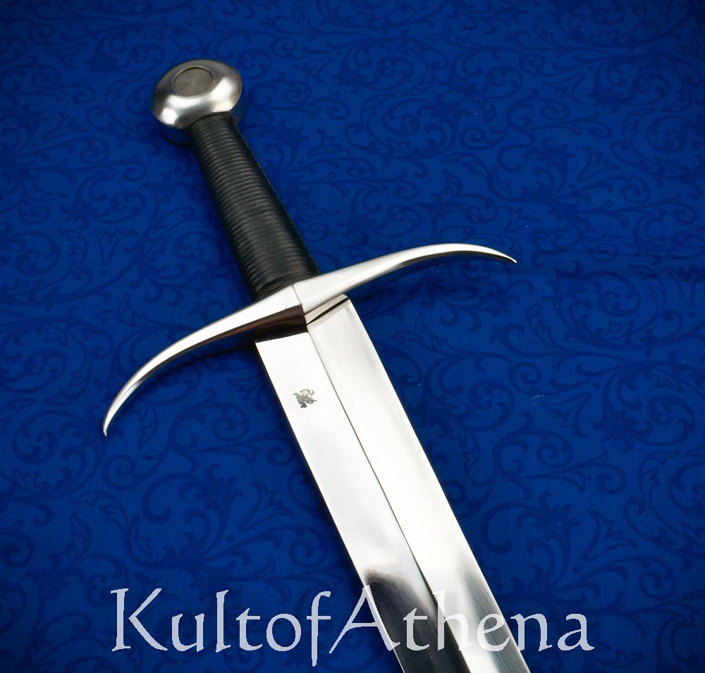 Darksword Armory - Arming Sword with Black Scabbard with Integrated Sword Belt