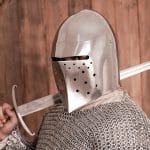 Houndskull Bascinet - 16 Gauge Steel
