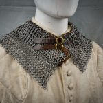 Lord Of Battles - Chainmail Standard - Bishop's Mantle - Wedge Riveted - Mild Steel Flat Rings alternating with Solid Flat Rings