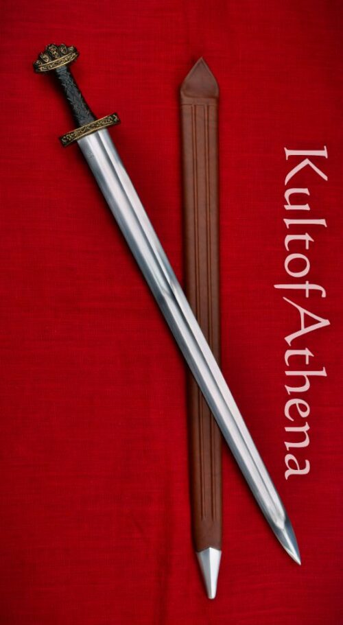 Darksword Armory - The Urnes Stave Viking Sword - Brown Scabbard