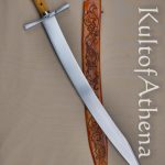 Landsknecht Emporium - Adorian Messer with Halftan Leather Sheath