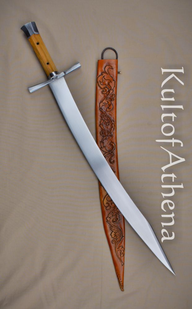 Landsknecht Emporium - Adorian Messer with Halftan Leather Sheath