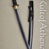 Hanzo Steel - Clay Tempered Black Bat Themed Katana Model #5