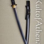 Hanzo Steel - Clay Tempered Black Bat Themed Katana Model #5