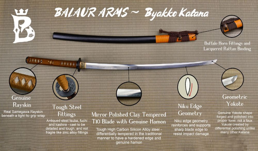 Balaur Arms - Byakko Katana