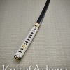 Musha Zetsurin Katana with Hidden Kozuka Blade - White Saya Scabbard