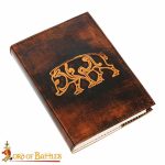 Medieval Leather Journal with Plain Paper