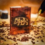 Medieval Journal with Celtic Boar Design Handcrafted Genuine Leather Diary – Brown – Lord of Battles