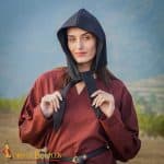 Medieval Woolen Cap – Black – Lord of Battles