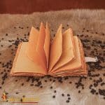 Medieval Leather Journal with 3 Gemstones – Lord of Battles