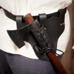 Leather Frog for Sword - Black - Lord of Battles