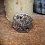 Viking Knotwork Greiftier Antique Brass Decoration for Leatherwork – Set of 5 – Lord of Battles