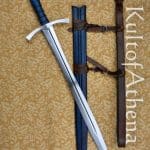 Valiant Armoury Craftsman Series - Long Leaf Blade Sword with Scabbard - Blue