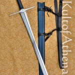 Valiant Armoury Craftsman Series - The Irish Ring Leaf Blade Long Sword with Scabbard - Blue