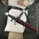 Deepeeka - Medieval Hanging Sword Belt - Black