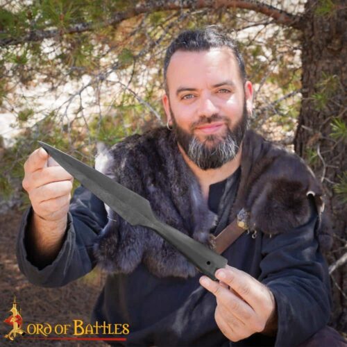 Medieval Blackened Medium Spear Head – Lord of Battles