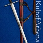 Vision -The Tauber XVIIIb Longsword with Scabbard - Collaboratively Crafted by Angus Trim and Valiant Armoury