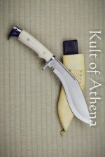 American Eagle Bone Handle Khukuri - 8'' Blade - Ex Gurkha Khukuri House