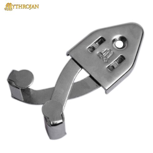Mythrojan Metal Single Sword Vertical Wall Mount Universal Sword Holder Wall Display, Polish