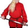 Mythrojan “Adventurer” Shirt with Lacing 100% Cotton Medieval Viking SCA LARP
