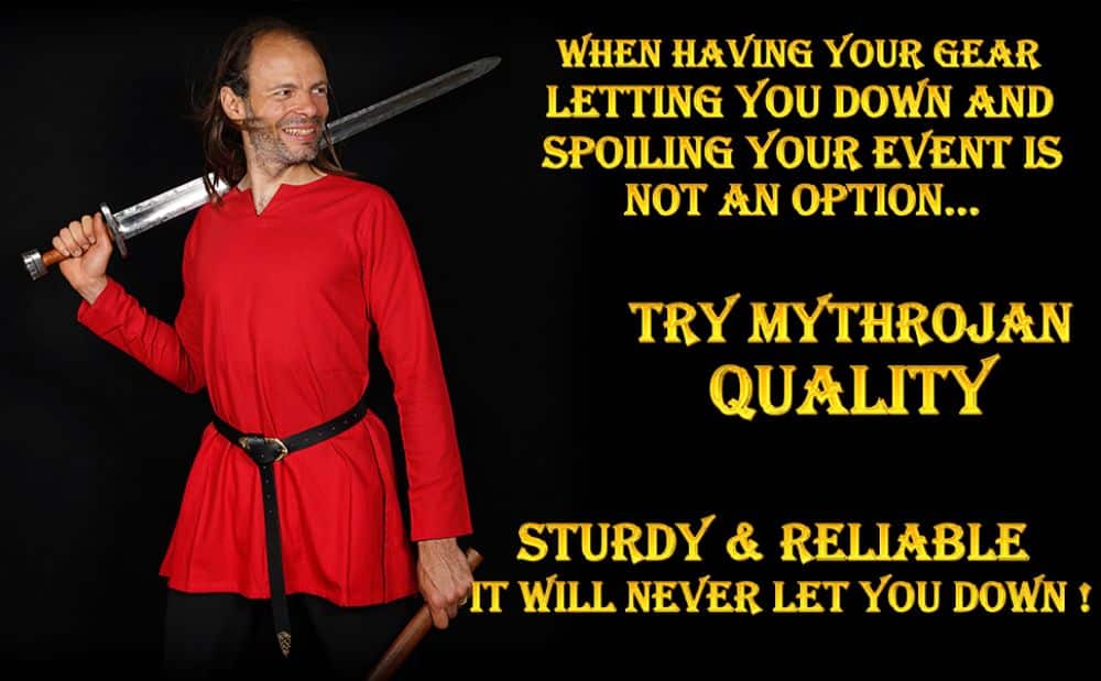 Mythrojan “Raider” Canvas Tunic 100% Cotton Medieval Viking Knight